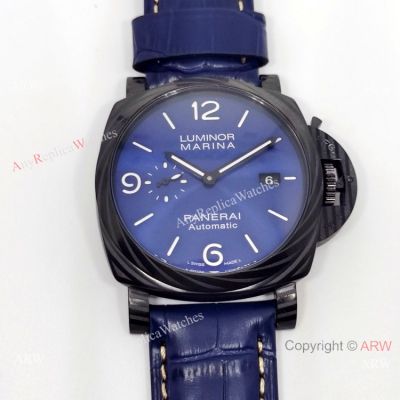 Copy Panerai PAM1664 Luminor Marina Carbotech Blu Notte watch 44mm